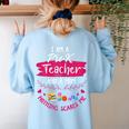 PreK Teacher Mom Shirt Preschool Teacher Mother For Women Women's Sweatshirt Back Print Light Blue PreK Teacher Mom Shirt Preschool Teacher Mother For Women Women's Sweatshirt Back Print Light Blue