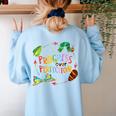 Progress Over Perfection Caterpillar Teacher Back To School Women's Sweatshirt Back Print Light Blue Progress Over Perfection Caterpillar Teacher Back To School Women's Sweatshirt Back Print Light Blue