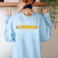 Progress Over Perfection Motivational Teacher Tee Women's Sweatshirt Back Print Light Blue Progress Over Perfection Motivational Teacher Tee Women's Sweatshirt Back Print Light Blue