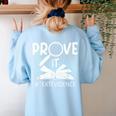 Prove It Text Evidences Reading Teacher First Day Of School Women's Sweatshirt Back Print Light Blue Prove It Text Evidences Reading Teacher First Day Of School Women's Sweatshirt Back Print Light Blue