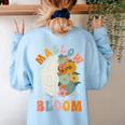 Psychologist Maslow Before Bloom Sped Teacher Classroom Women's Sweatshirt Back Print Light Blue Psychologist Maslow Before Bloom Sped Teacher Classroom Women's Sweatshirt Back Print Light Blue