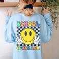 School Counselor Teacher Counseling Office School Guidance Women's Sweatshirt Back Print Light Blue School Counselor Teacher Counseling Office School Guidance Women's Sweatshirt Back Print Light Blue