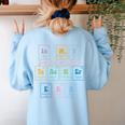 In My Science Teacher Era Science Teacher Women's Sweatshirt Back Print Light Blue In My Science Teacher Era Science Teacher Women's Sweatshirt Back Print Light Blue