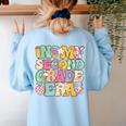 In My Second Grade Era Girl Back To School 2nd Grade Teacher Women's Sweatshirt Back Print Light Blue In My Second Grade Era Girl Back To School 2nd Grade Teacher Women's Sweatshirt Back Print Light Blue