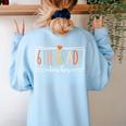 Sixth Grade Teacher 6th Grade Teachers Back To School For Men Women Kids Women's Sweatshirt Back Print Light Blue Sixth Grade Teacher 6th Grade Teachers Back To School For Men Women Kids Women's Sweatshirt Back Print Light Blue