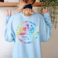 Special Education Squad Dream Team SPED Teacher Back School Women's Sweatshirt Back Print Light Blue Special Education Squad Dream Team SPED Teacher Back School Women's Sweatshirt Back Print Light Blue