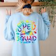 Special Education Teacher Sped Squad SPED Teacher Tie Dye Women's Sweatshirt Back Print Light Blue Special Education Teacher Sped Squad SPED Teacher Tie Dye Women's Sweatshirt Back Print Light Blue