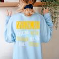 Spelling Bee Halloween Pun Costume Beekeeper Teacher Women's Sweatshirt Back Print Light Blue Spelling Bee Halloween Pun Costume Beekeeper Teacher Women's Sweatshirt Back Print Light Blue