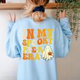 In My Spooky PRE-K Teacher Era Halloween Costume Tee Women's Sweatshirt Back Print Light Blue In My Spooky PRE-K Teacher Era Halloween Costume Tee Women's Sweatshirt Back Print Light Blue