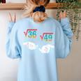 Square Root 36 49 Meme 67 Ice Cream Drip Math Teacher Tee Women's Sweatshirt Back Print Light Blue Square Root 36 49 Meme 67 Ice Cream Drip Math Teacher Tee Women's Sweatshirt Back Print Light Blue