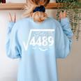 Square Root 4489 Halloween Meme 67 Math Teacher Women's Sweatshirt Back Print Light Blue Square Root 4489 Halloween Meme 67 Math Teacher Women's Sweatshirt Back Print Light Blue