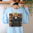 St Jean Baptiste De La Salle Patron Saint Education Teachers Women's Sweatshirt Back Print Light Blue St Jean Baptiste De La Salle Patron Saint Education Teachers Women's Sweatshirt Back Print Light Blue