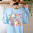 In My Student Teaching Era Back To School Teacher Team Women's Sweatshirt Back Print Light Blue In My Student Teaching Era Back To School Teacher Team Women's Sweatshirt Back Print Light Blue