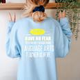 Super Language Arts Teacher Have No Fear T-Shirt Women's Sweatshirt Back Print Light Blue Super Language Arts Teacher Have No Fear T-Shirt Women's Sweatshirt Back Print Light Blue