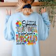 It Takes A Special Teacher To Hear What A Child Cannot Say Women's Sweatshirt Back Print Light Blue It Takes A Special Teacher To Hear What A Child Cannot Say Women's Sweatshirt Back Print Light Blue