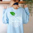 Teacher Shirt Red For Ed Teacher Protest Shirt T-Shirt Women's Sweatshirt Back Print Light Blue Teacher Shirt Red For Ed Teacher Protest Shirt T-Shirt Women's Sweatshirt Back Print Light Blue
