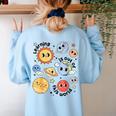 Teacher Space Science Learning Is Out Of World Solar System Women's Sweatshirt Back Print Light Blue Teacher Space Science Learning Is Out Of World Solar System Women's Sweatshirt Back Print Light Blue