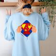 Teachers Are Superheroes 4th Grade Super Teacher Staff Men Women Women's Sweatshirt Back Print Light Blue Teachers Are Superheroes 4th Grade Super Teacher Staff Men Women Women's Sweatshirt Back Print Light Blue