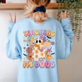 Teaching My Boos Ghost Halloween Costumes Teacher Men Women Women's Sweatshirt Back Print Light Blue Teaching My Boos Ghost Halloween Costumes Teacher Men Women Women's Sweatshirt Back Print Light Blue