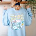 Team Sped Sped Teacher Special Education Teacher Team Women's Sweatshirt Back Print Light Blue Team Sped Sped Teacher Special Education Teacher Team Women's Sweatshirt Back Print Light Blue