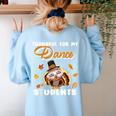 Thankful For My Dance Students Thanksgiving Turkey Teacher For Men Women Girls Kids Women's Sweatshirt Back Print Light Blue Thankful For My Dance Students Thanksgiving Turkey Teacher For Men Women Girls Kids Women's Sweatshirt Back Print Light Blue