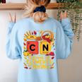 Thanksgiving 67 Meme Science Teacher Periodic Table Women Women's Sweatshirt Back Print Light Blue Thanksgiving 67 Meme Science Teacher Periodic Table Women Women's Sweatshirt Back Print Light Blue
