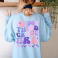 In My Third Grade Era 3rd Grade Teacher Student Boy Girl Women's Sweatshirt Back Print Light Blue In My Third Grade Era 3rd Grade Teacher Student Boy Girl Women's Sweatshirt Back Print Light Blue