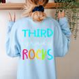 Third Grade Rocks Shirt Team 3rd Grade Teacher Women's Sweatshirt Back Print Light Blue Third Grade Rocks Shirt Team 3rd Grade Teacher Women's Sweatshirt Back Print Light Blue