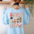 Tis The Season For Inclusion Christmas Sped Teacher Women's Sweatshirt Back Print Light Blue Tis The Season For Inclusion Christmas Sped Teacher Women's Sweatshirt Back Print Light Blue