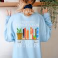 History Teacher I Read The Constitution For The Articles For Men Women Women's Sweatshirt Back Print Light Blue History Teacher I Read The Constitution For The Articles For Men Women Women's Sweatshirt Back Print Light Blue