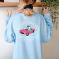 History Teacher Silly Goose Back To School Social Studies Women's Sweatshirt Back Print Light Blue History Teacher Silly Goose Back To School Social Studies Women's Sweatshirt Back Print Light Blue