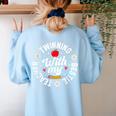 Twin Day Teacher Twinning With My Bestie Matching For Men Women Women's Sweatshirt Back Print Light Blue Twin Day Teacher Twinning With My Bestie Matching For Men Women Women's Sweatshirt Back Print Light Blue