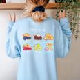 Types Of Pie Pi Day Math Teacher Geek 314 Math Pun Women's Sweatshirt Back Print Light Blue Types Of Pie Pi Day Math Teacher Geek 314 Math Pun Women's Sweatshirt Back Print Light Blue