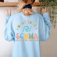 I Want To Be a SCHWA It's Never Stressed Reading Teacher Women's Sweatshirt Back Print Light Blue I Want To Be a SCHWA It's Never Stressed Reading Teacher Women's Sweatshirt Back Print Light Blue