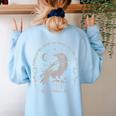 Without The Dark We Never See The Stars Teacher Women's Sweatshirt Back Print Light Blue Without The Dark We Never See The Stars Teacher Women's Sweatshirt Back Print Light Blue