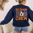 1st Grade Boo Crew First Grade Halloween Teacher Women's Sweatshirt Back Print Navy 1st Grade Boo Crew First Grade Halloween Teacher Women's Sweatshirt Back Print Navy