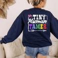 4 Teachers Or Parents Tiny Human Tamer Tee T-Shirt Women's Sweatshirt Back Print Navy 4 Teachers Or Parents Tiny Human Tamer Tee T-Shirt Women's Sweatshirt Back Print Navy