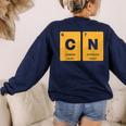 67 Meme Teacher Science Periodic Table Retro Vintage Women's Sweatshirt Back Print Navy 67 Meme Teacher Science Periodic Table Retro Vintage Women's Sweatshirt Back Print Navy