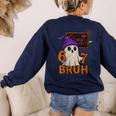 67 Teacher Halloween Ghost Six Seven Meme Math Equation Bruh Women's Sweatshirt Back Print Navy 67 Teacher Halloween Ghost Six Seven Meme Math Equation Bruh Women's Sweatshirt Back Print Navy