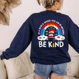 Autism Awareness For Teacher Why Fit In Doctor Cat Hat Cool Women's Sweatshirt Back Print Navy Autism Awareness For Teacher Why Fit In Doctor Cat Hat Cool Women's Sweatshirt Back Print Navy