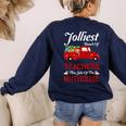 Bunch Of Teachers This Side Of The Nuthouse Xmas Women's Sweatshirt Back Print Navy Bunch Of Teachers This Side Of The Nuthouse Xmas Women's Sweatshirt Back Print Navy