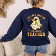 You Can't Scare Me I'm A Math Teacher Halloween Ghost Groovy Women's Sweatshirt Back Print Navy You Can't Scare Me I'm A Math Teacher Halloween Ghost Groovy Women's Sweatshirt Back Print Navy