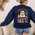 You Can't Scare Me I Teach Pre-k Teacher Halloween Ghost Men Women Kids Women's Sweatshirt Back Print Navy You Can't Scare Me I Teach Pre-k Teacher Halloween Ghost Men Women Kids Women's Sweatshirt Back Print Navy