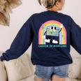 Career In Modeling AAC Teacher SLP SPED Communication Autism Women's Sweatshirt Back Print Navy Career In Modeling AAC Teacher SLP SPED Communication Autism Women's Sweatshirt Back Print Navy