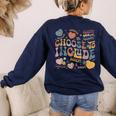 Choose To Include Inclusion Matters Autism Awareness Teacher Men Women Girls Kids Women's Sweatshirt Back Print Navy Choose To Include Inclusion Matters Autism Awareness Teacher Men Women Girls Kids Women's Sweatshirt Back Print Navy
