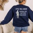 Civil War For History Buff & History Teachers For Men Women Girls Kids Women's Sweatshirt Back Print Navy Civil War For History Buff & History Teachers For Men Women Girls Kids Women's Sweatshirt Back Print Navy