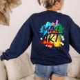 Cool Art For Men Women Artist Teacher Painter Artists Paint Women's Sweatshirt Back Print Navy