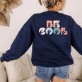 Cool Sign Language ASL Teacher Deaf People ASL Interpreter Women's Sweatshirt Back Print Navy Cool Sign Language ASL Teacher Deaf People ASL Interpreter Women's Sweatshirt Back Print Navy