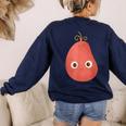 Couch Potatoes Teacher Good Eggs Teacher Halloween Costume Women's Sweatshirt Back Print Navy Couch Potatoes Teacher Good Eggs Teacher Halloween Costume Women's Sweatshirt Back Print Navy