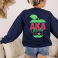 Cute Pretty Educators & Teacher Aka Educator Women's Sweatshirt Back Print Navy Cute Pretty Educators & Teacher Aka Educator Women's Sweatshirt Back Print Navy